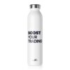 The5ers Boost Your Trading Slim Water Bottle - Sleek Designed Hydration for Traders